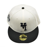 海外限定 NEW ERA 59FIFTY ” LOS ANGELES DODGERS WHITE BLACK ” UPSIDE DOWN LOGO