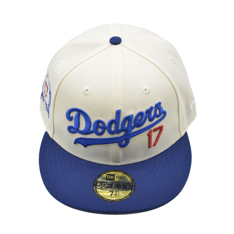 海外限定 NEW ERA 59FIFTY ” LOS ANGELES DODGERS WHITE BLUE ” SHOHEI OTANI