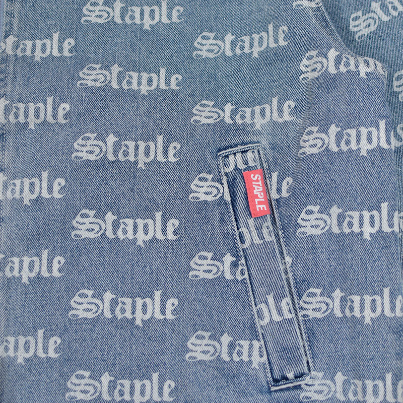 STAPLE BOWERY DENIM JACKET LIGHT BLUE