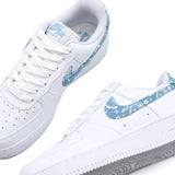 海外限定 NIKE AIR FORCE 1 '07 ESSENTIALS " BLUE PAISLEY " DH4406-100