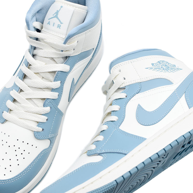 NIKE WMNS AIR JORDAN 1 MID " UNC " BQ6472-141