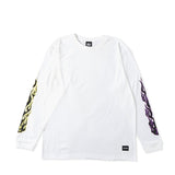 nouvelle × MFC STORE FLAME L/S TEE WHITE " LAKERS "
