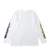 nouvelle × MFC STORE FLAME L/S TEE WHITE " LAKERS "