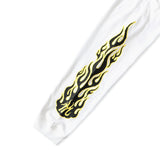 nouvelle × MFC STORE FLAME L/S TEE WHITE " LAKERS "