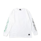 nouvelle × MFC STORE FLAME L/S TEE WHITE " CELTICS "
