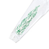 nouvelle × MFC STORE FLAME L/S TEE WHITE " CELTICS "