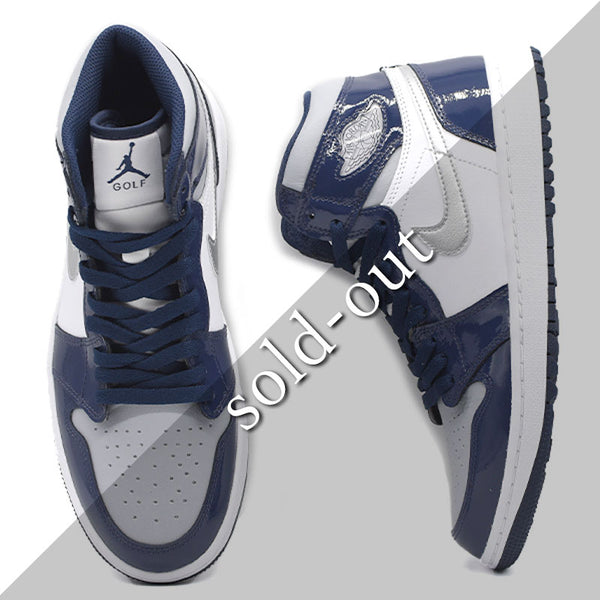 NIKE AIR JORDAN 1 HIGH GOLF ”Metallic Silver”　DQ0660-100