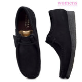 -women's- Clarks W Wallabee "Black Suede"