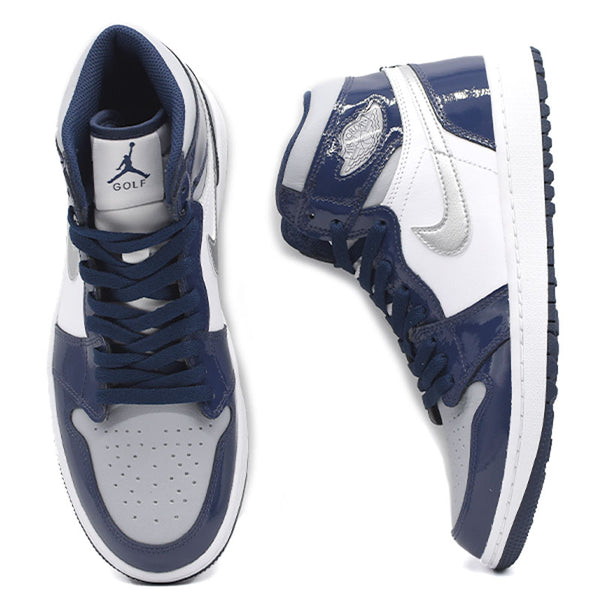 NIKE AIR JORDAN 1 HIGH GOLF ”Metallic Silver”　DQ0660-100